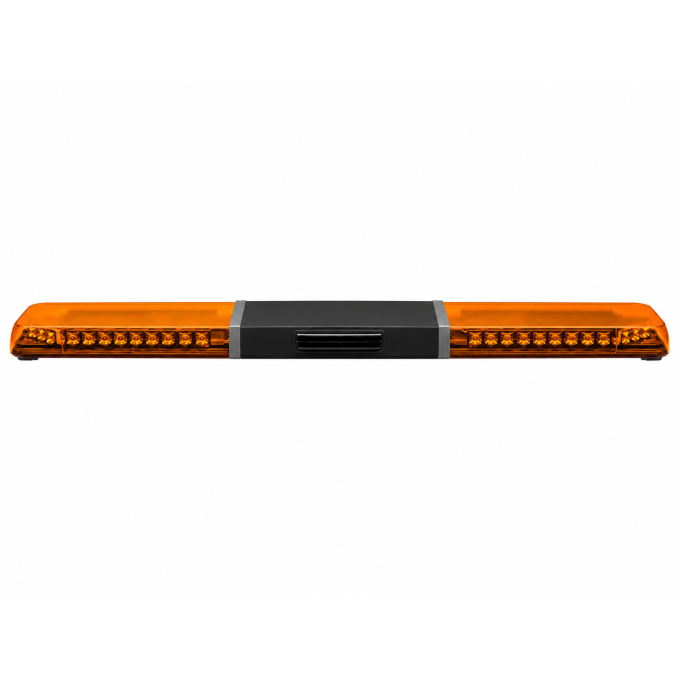 Rampa luminoasa 42 LED-uri amber, sirena si difuzor incorporat Rampa luminoasa 42 LED-uri amber, sirena si difuzor incorporat